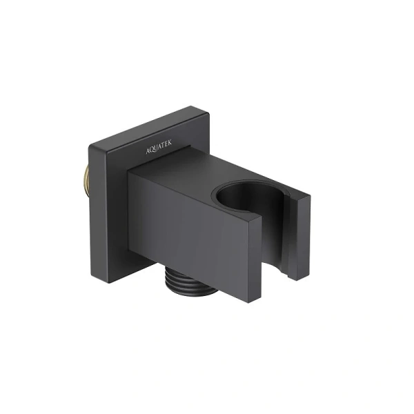 Шланговое подключение Акватек черное матовое AQ2463MB (детальная фотография)