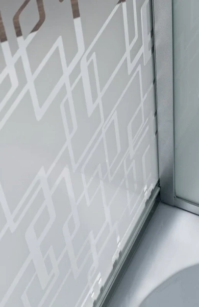 Душевая кабина Deto EM4512 120x80 см с крышей (детальная фотография), современныe, hi-tech, декорированныe