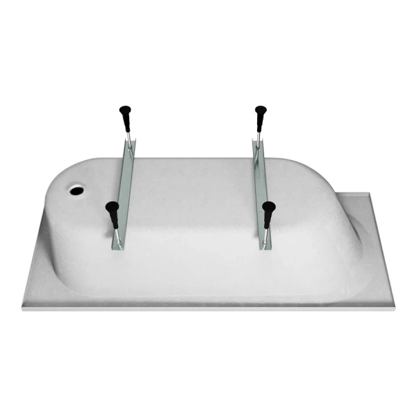 Ванна акриловая Vincea VBT-2B170-LG, 170 x 70 см, с ножками, белая (детальная фотография), 170х70