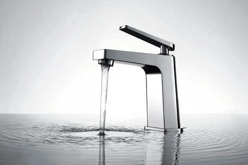 Смеситель для раковины Cezares Baden однорычажный BADEN-F-LS-01-W0 (детальная фотография), для раковины