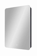 Зеркальный шкаф с подсветкой Art&Max Lecce 57 см черный левосторонний