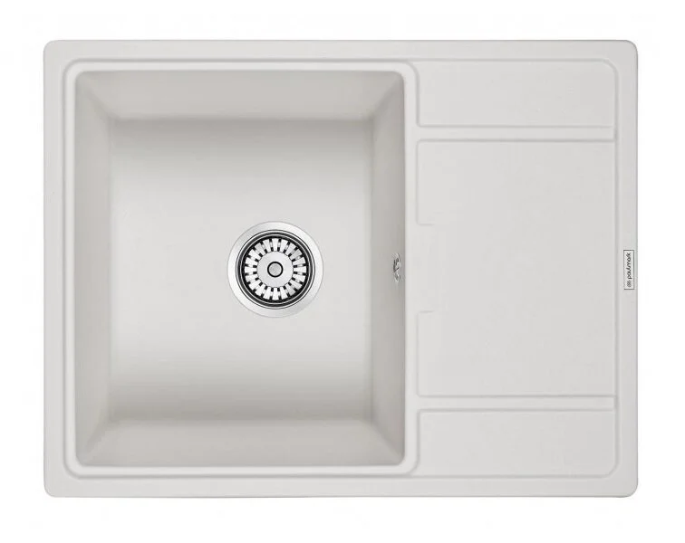 Мойка для кухни Paulmark Weimar 65 см белая PM216550-WH (детальная фотография)
