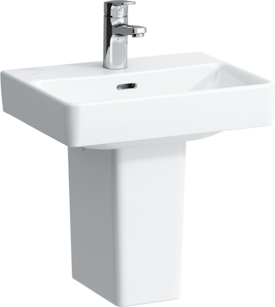 Полупьедестал для раковины Laufen Pro S белый 8.1996.4.000.000.1 (детальная фотография), в наличии