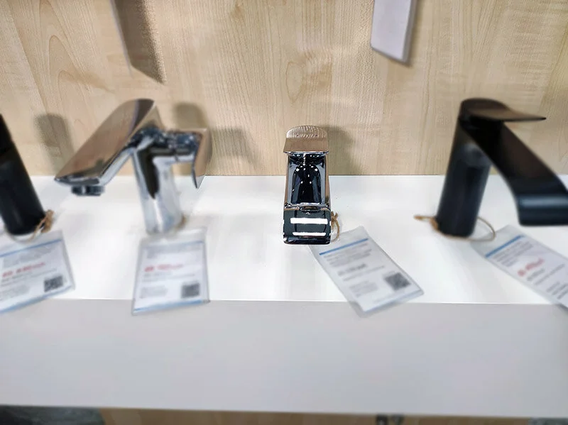 Смеситель для раковины Hansgrohe Vivenis 75010 с донным клапаном (детальная фотография), с донным клапаном