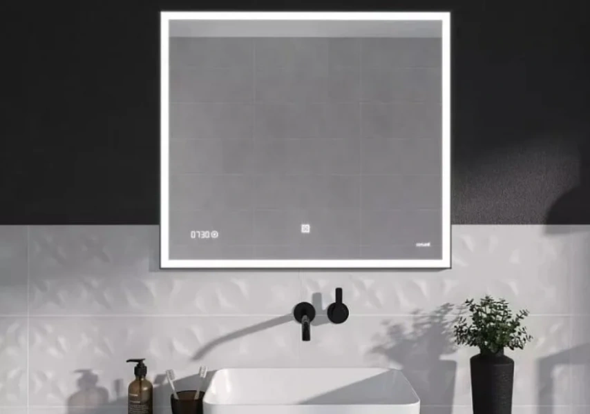 Зеркало с подсветкой Cersanit Led 100 см прямоугольное KN-LU-LED011*100-d-Os (детальная фотография), прямоугольные