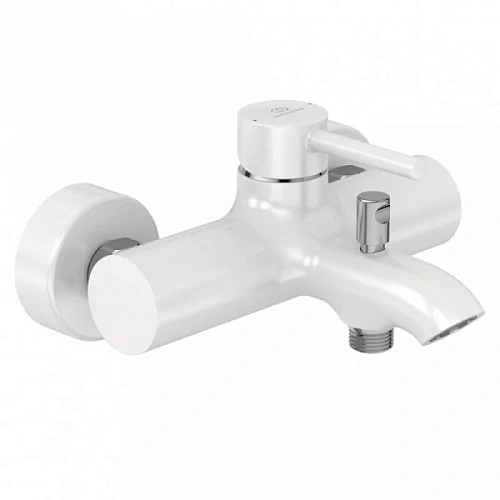Смеситель для ванны Ideal Standard Ceraline матовый белый/хром - фото 2