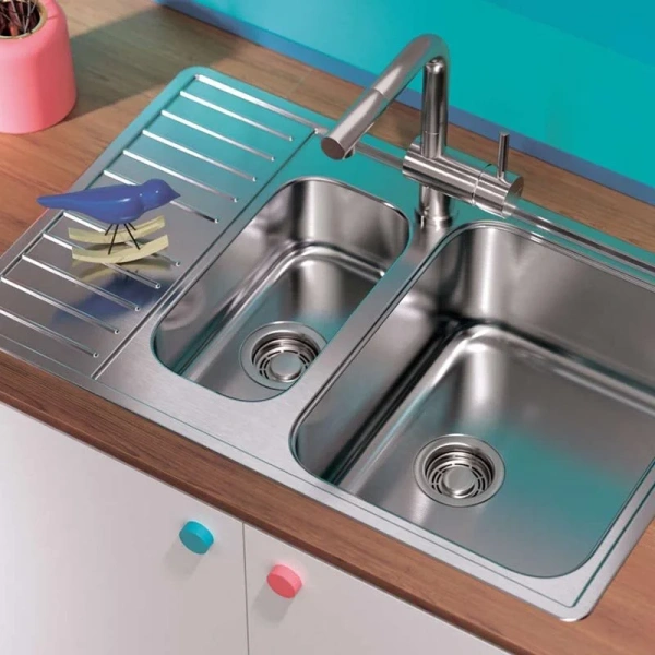 Мойка для кухни Omoikiri Sagami 79-2-IN 79 см нержавеющая сталь, универсальная 4993733 (детальная фотография), прямоугольной формы