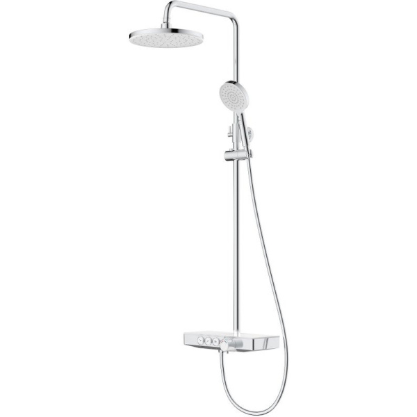Душевая стойка BERGES Morans хром сильвер 075001 (детальная фотография)