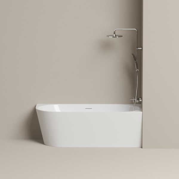 Ванна акриловая Sancos Edge 170x80 см правая FB23R (детальная фотография), овальные