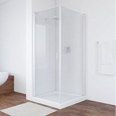 Душевой уголок стекло прозрачное Vegas-glass EP-Fis 90х80 01 L