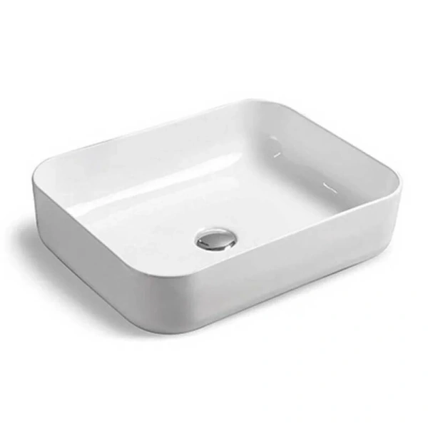 Раковина Vincea 50 см накладная, белая VBS-105 (детальная фотография)