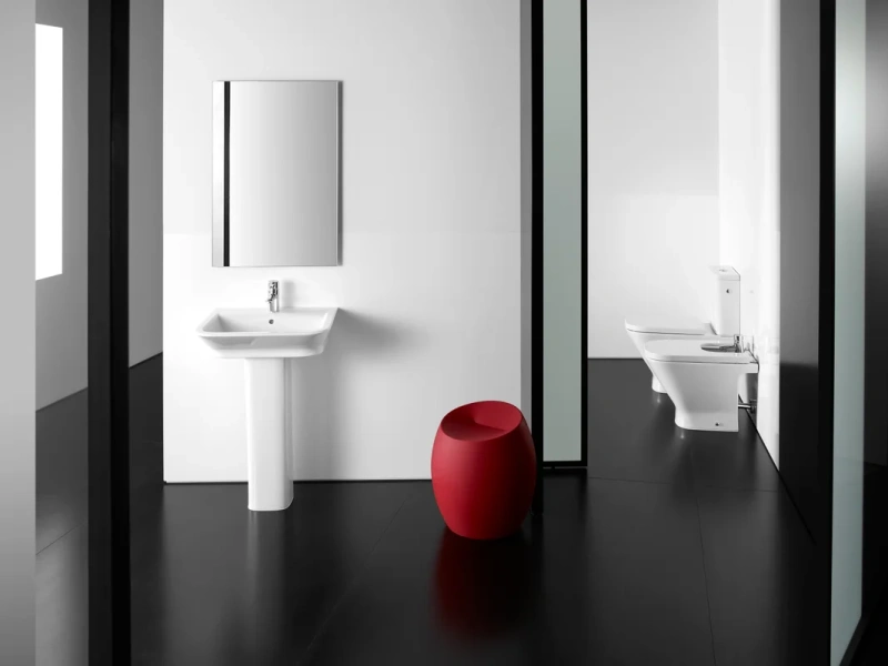 Раковина Roca The Gap 327479000 35 см белая (детальная фотография), современные, hi-tech