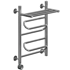 Полотенцесушитель электрический Ника Curve ЛЗ ВП 60/50 см с полочкой