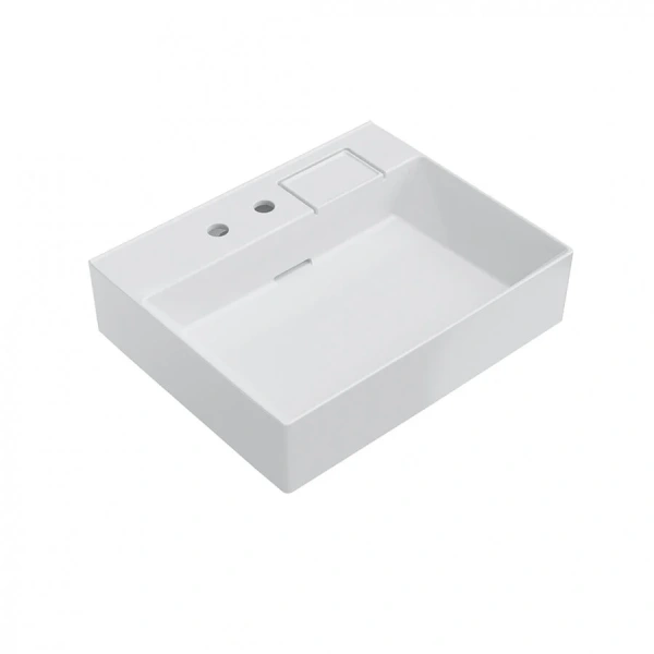 Раковина Kerama Marazzi Logica 70 см с двумя отверстиями LO.wb.70.2 (детальная фотография)