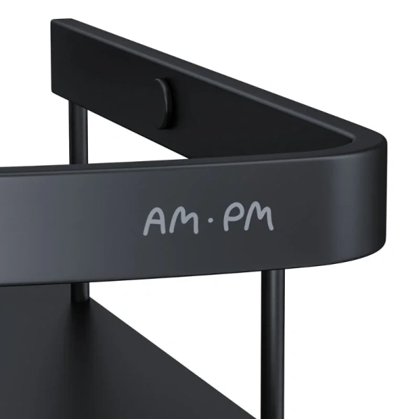 Полочка для ванной Am.Pm Sense L угловая A7454222 (детальная фотография), черные