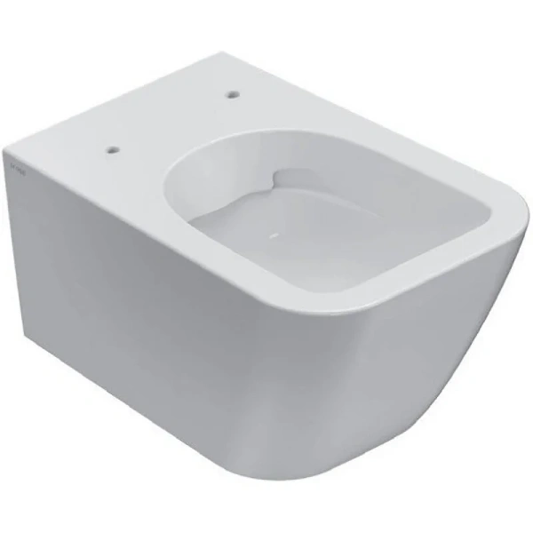 Унитаз подвесной Globo Stone белый STS05.BI (детальная фотография), без бачка, со скрытым бачком