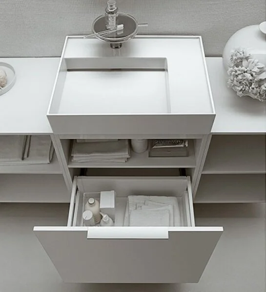 Тумба, цвет глянцевый белый, Laufen Kartell 4.0755.1.033.631.1 (детальная фотография), по запросу index_1