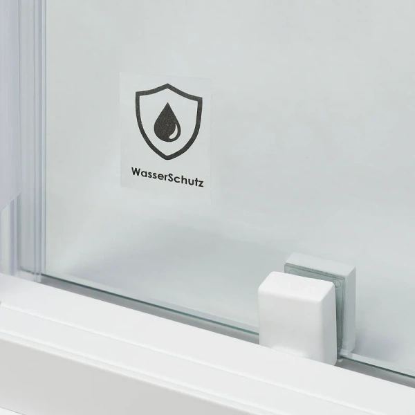 Душевой уголок WasserKRAFT Rhin 120х90 см профиль белый 44S07 (детальная фотография), прозрачные