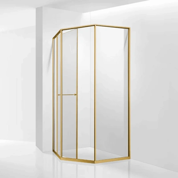 Душевой уголок RGW Stilvoll SV-82Gb L 100x100 см стекло прозрачное, левый 33328200-16L (детальная фотография), стеклянные, угловые, без поддона