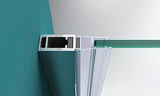 Алюминиевый профиль с магнитным уплотнителем BelBagno 45 градусов