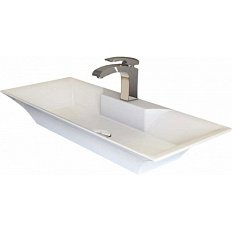 Раковина La Beaute Savoie на столешницу, белая 80см