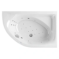 Ванна гидромассажная Excellent Aquarella Ultra 170 x 110 см, правая, белый/хром, WAEX.ARP17.ULTRA.CR
