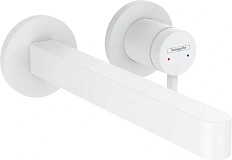 Смеситель для раковины Hansgrohe Finoris белый матовый