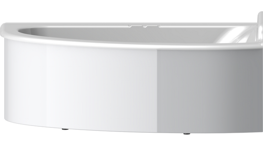 Ванна из литьевого мрамора правая Astra-Form Анастасия (детальная фотография), белые