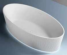 Акриловая ванна Abber 180х85 см овальная