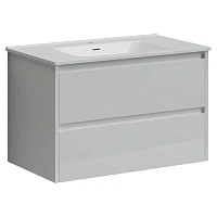 Тумба под раковину подвесная Sancos Libra 80 см белая