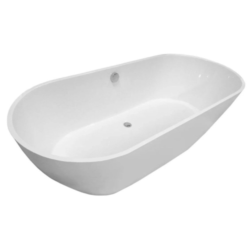 Ванна из литьевого мрамора Эстет Майами 180x80 см белая глянцевая ФР-00006013 (детальная фотография), 180x80 см