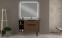 Тумба под раковину подвесная Cezares Urban 74 см frassino scuro