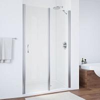 Душевая дверь профиль глянцевый хром стекло прозрачное Vegas-glass