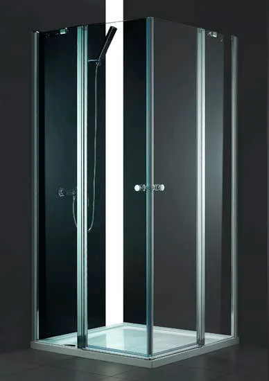 Душевая дверь Cezares Elena 100 см рифленое стекло ELENA-W-60/40-P-Cr-L (детальная фотография)