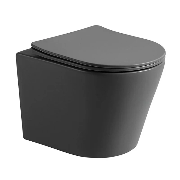 Унитаз подвесной Vincea Piatti антрацит матовый VT1-11SMA (детальная фотография)