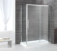 Душевой уголок Cezares Lux-Soft 120x100 см стекло прозрачное