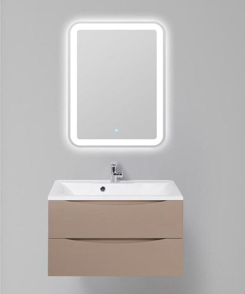 Тумба под раковину подвесная BelBagno Marino 90 см capucino lucido MARINO-900-2C-SO-CL-P (детальная фотография), современная, hi-tech