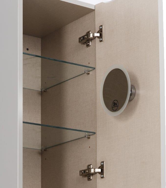 Шкаф-пенал подвесной Cezares Vague 30 см Bianco Lucido 44322 (детальная фотография), недорого