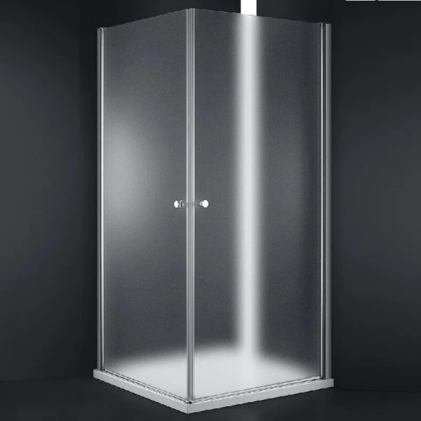 Душевой уголок Cezares Elena 90x90 см стекло рифленое ELENA-W-A-2-90-P-Cr (детальная фотография)