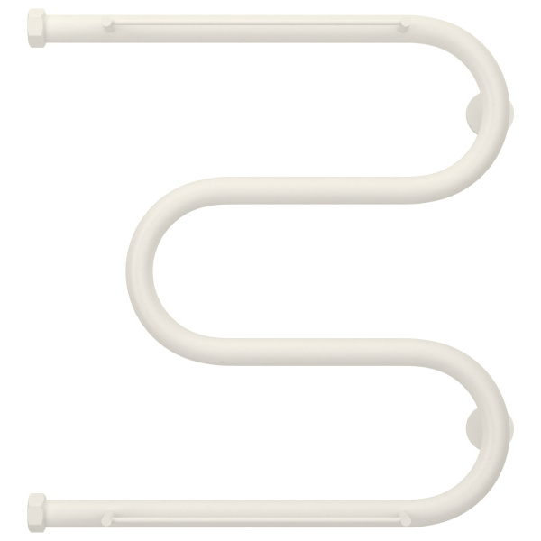 Полотенцесушитель водяной Сунержа М-образный 50x50 см белый матовый 30-4008-5050 (детальная фотография), современные, hi-tech