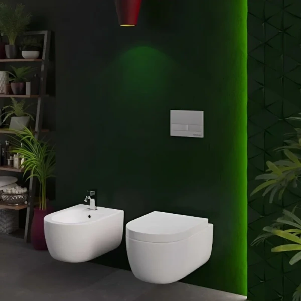 Унитаз подвесной BERGES Ego с микролифтом 082124 (детальная фотография), подвесные, встраиваемые