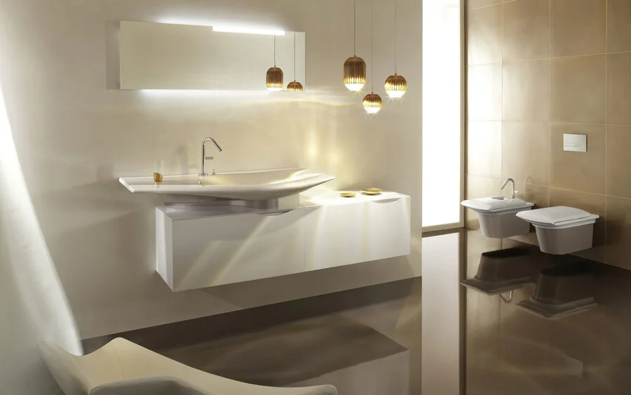 Тумба под раковину подвесная Jacob Delafon Stillness 120 см натуральный дуб EB2000-P6 (детальная фотография), современная, hi-tech