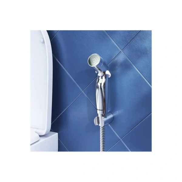 Гигиенический душ с держателем Damixa Shower program хром 760550100 (детальная фотография), современные, hi-tech