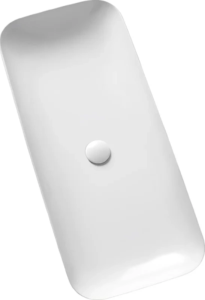 Раковина Azzurra Elegance 90 см прямоугольная ELLG090400S0BI/(ESO90 bi)*0 (детальная фотография), накладные (на столешницу), пристенные