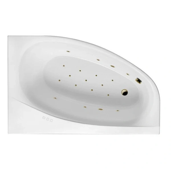 Ванна гидромассажная Excellent Kameleon Relax 170 x 110 см, правая, белый/бронза, WAEX.KMP17.RELAX.BR (детальная фотография)