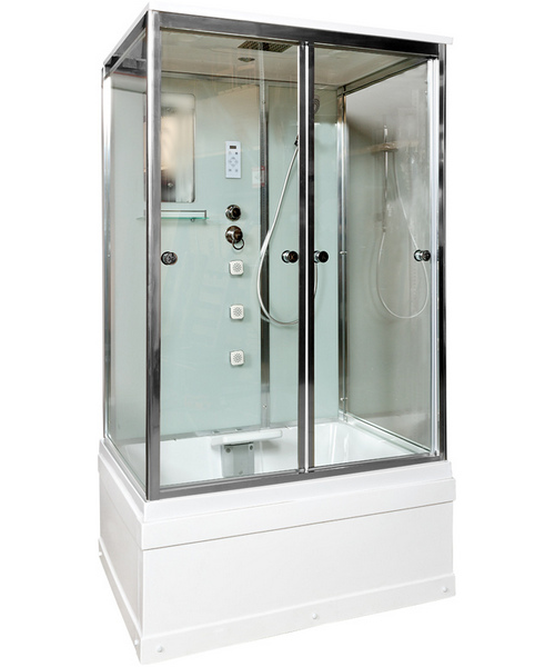 Душевая кабина Deto V 120х90 см высокий поддон V1245 (детальная фотография), 120х90