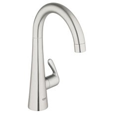 Смеситель для кухни, нержавеющая сталь, Grohe Zedra 30026SD0