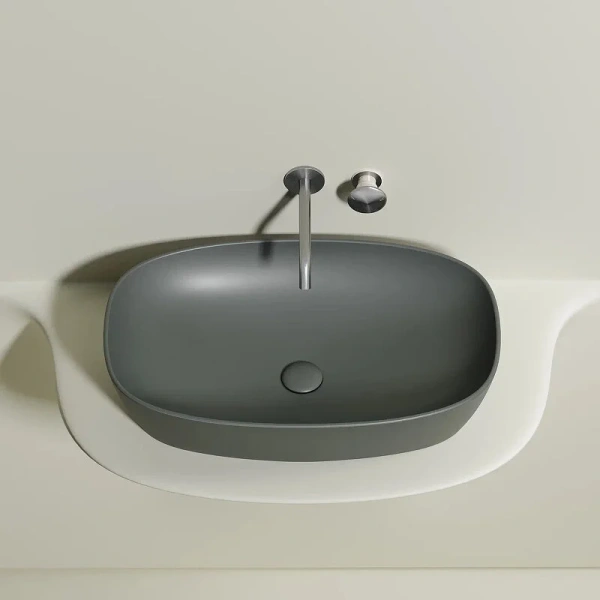 Раковина Ceramica Nova Element 60 см антрацит CN6049MH (детальная фотография), 60 см