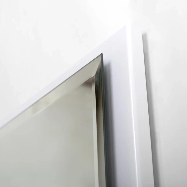 Зеркало с подсветкой Cezares 100 см Bianco Lucido CZR-SPC-INT-1000-900-LED-TCH-WARM-BL (детальная фотография), прямоугольные