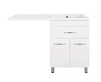 Тумба под раковину напольная Style Line Валеро 58 см белая